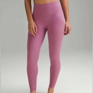 Lululemon Align Pink High Rise Ribbed Leggings Size 2